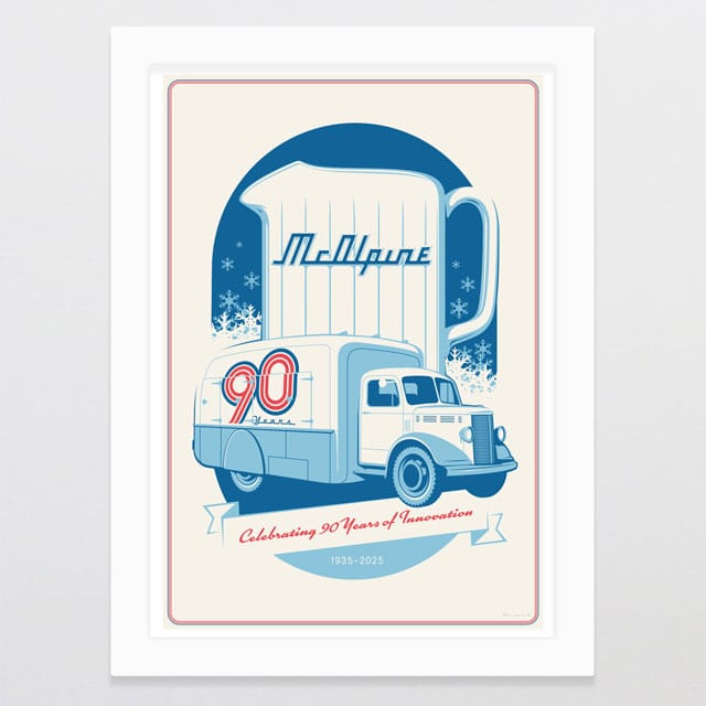 Glenn Jones Art McAlpine Art Print A4 / White