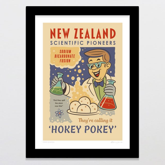 Glenn Jones Art Food Science Art Print Art Print A4 / Black