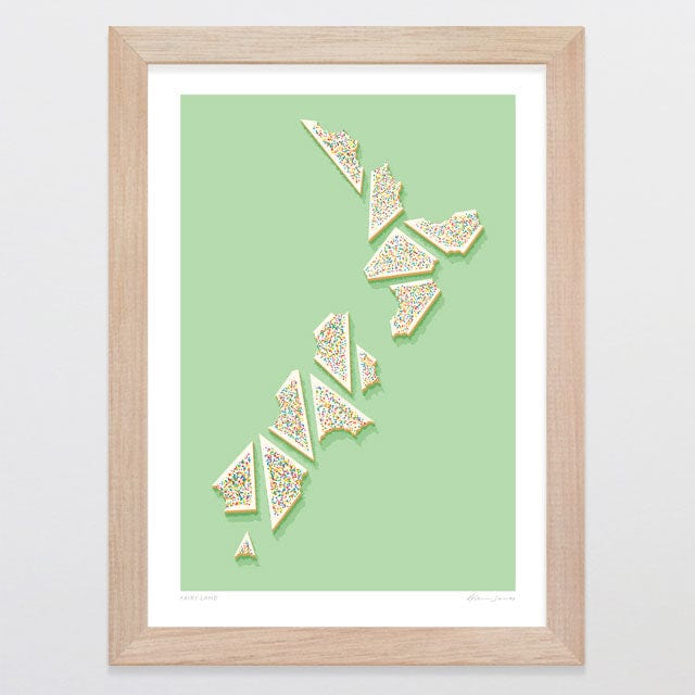 Glenn Jones Art Fairy Land Art Print Art Print A4 / Oak