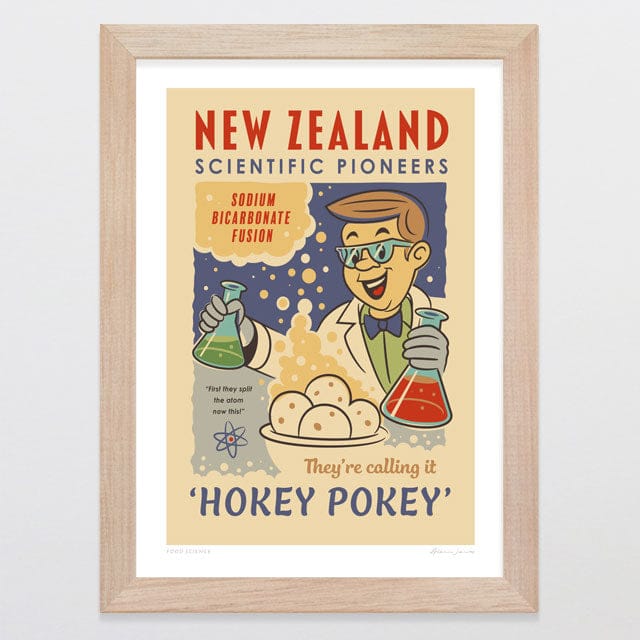 Glenn Jones Art Food Science Art Print Art Print A4 / Oak