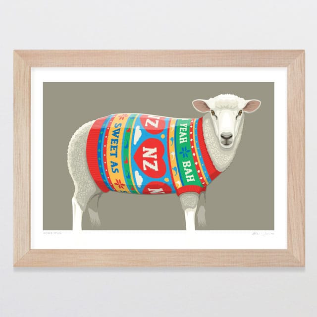 Glenn Jones Art Home Spun Art Print Art Print A4 / Oak