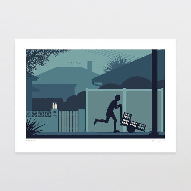 Glenn Jones Art Milk Run Art Print Art Print A4 / Unframed