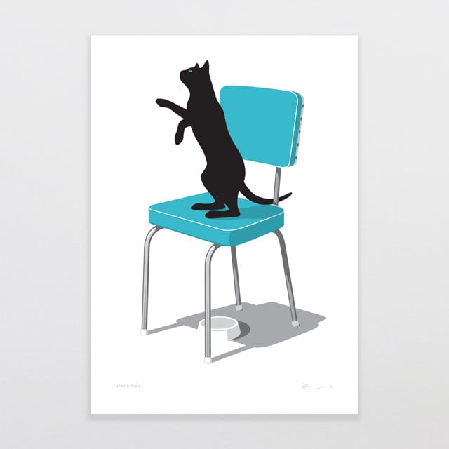 Glenn Jones Art Stand Time Art Print Art Print A4 / Unframed