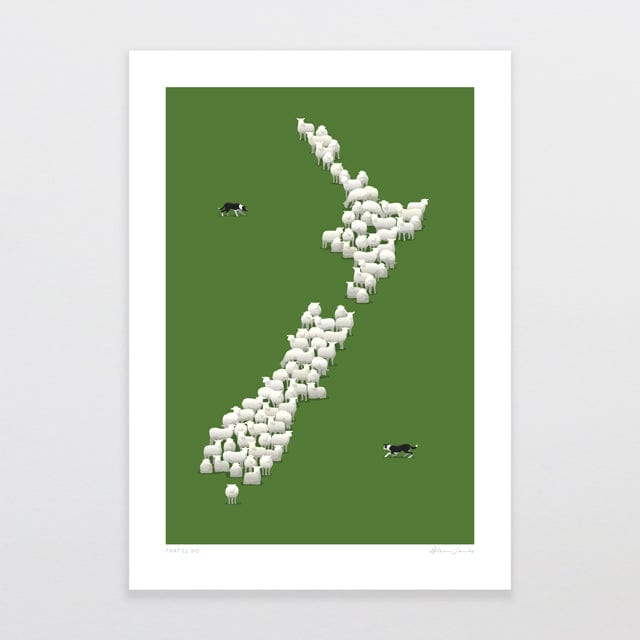 Glenn Jones Art That'll Do Art Print Art Print A4 / Unframed