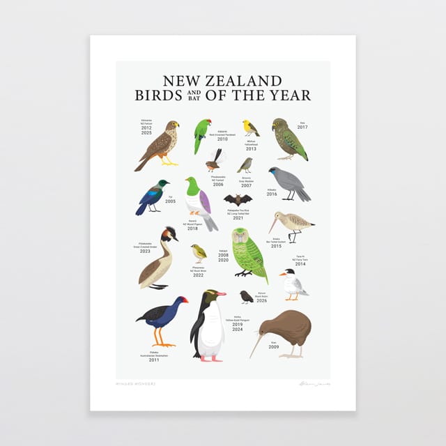 Glenn Jones Art Winged Wonders Art Print Art Print A4 / Unframed