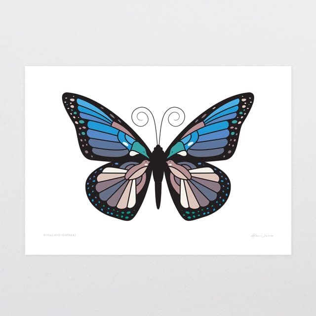Glenn Jones Art Wings And Feathers Art Print Art Print A4 / Unframed