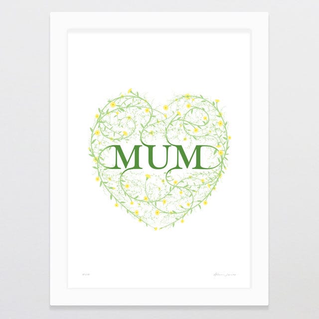 Glenn Jones Art Mum Art Print Art Print A4 / White