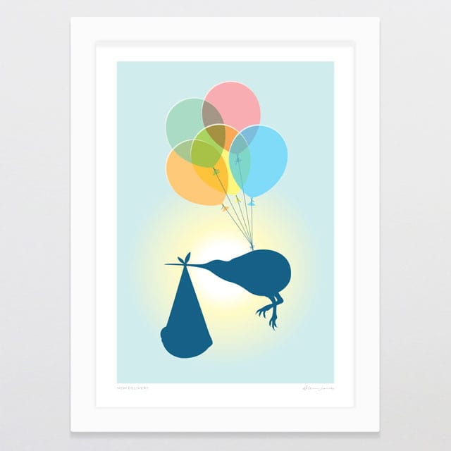 Glenn Jones Art New Delivery Art Print Art Print A4 / White