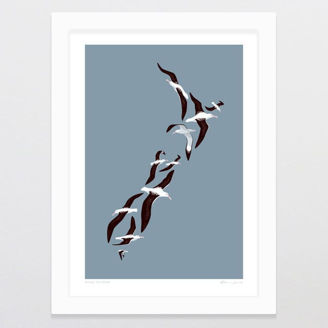 Glenn Jones Art Royal Fly Over Art Print Art Print A4 / White