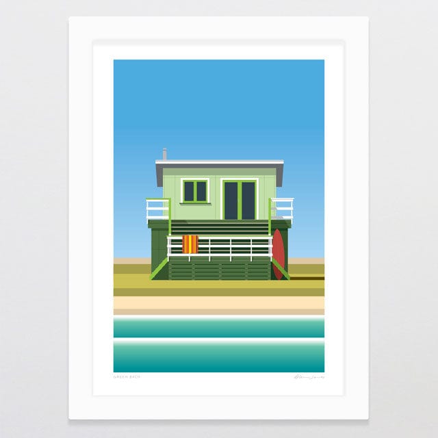 Glenn Jones Art Green Bach Art Print Art Print