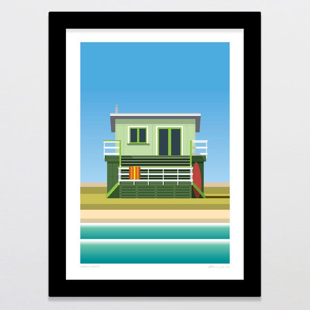 Glenn Jones Art Green Bach Art Print Art Print