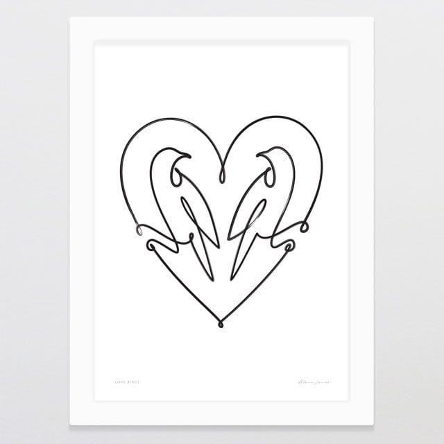 Glenn Jones Art Love Birds Art Print Art Print