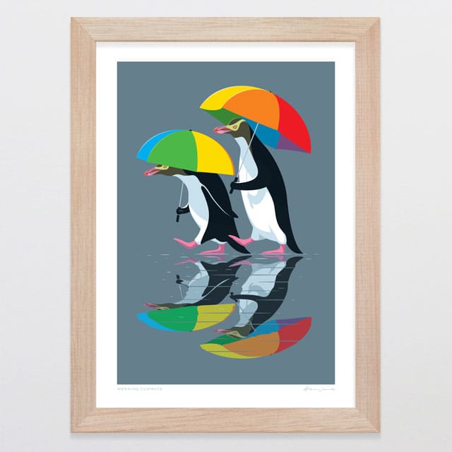 Glenn Jones Art Morning Commute Art Print Art Print