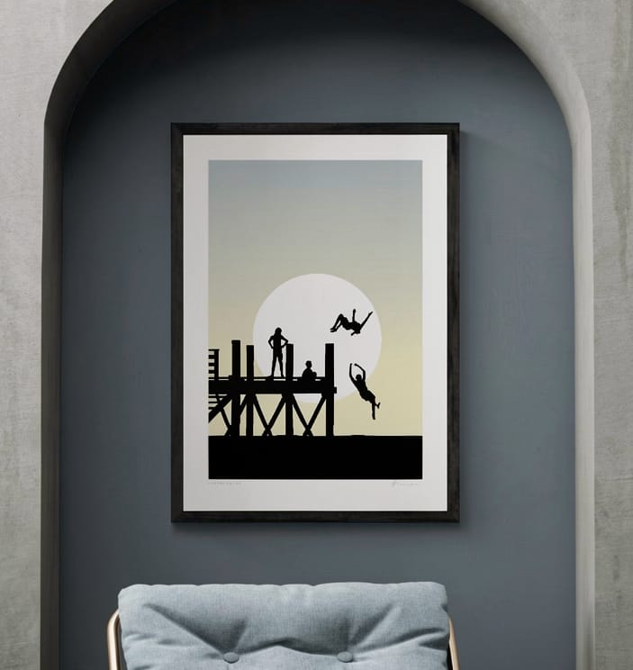 Glenn Jones Art Off The Wharf Art Print Art Print
