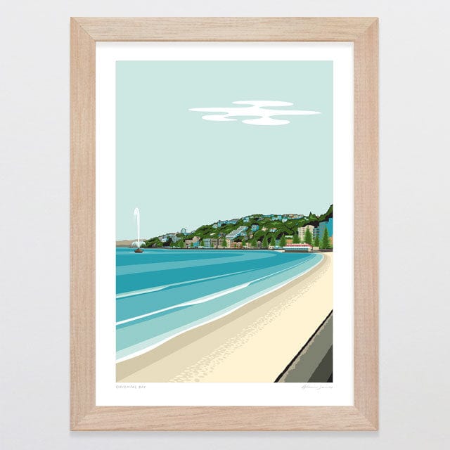 Glenn Jones Art Oriental Bay Art Print Art Print