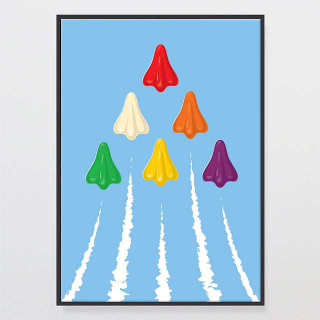 Glenn Jones Art Red Leader Canvas Print Art Print