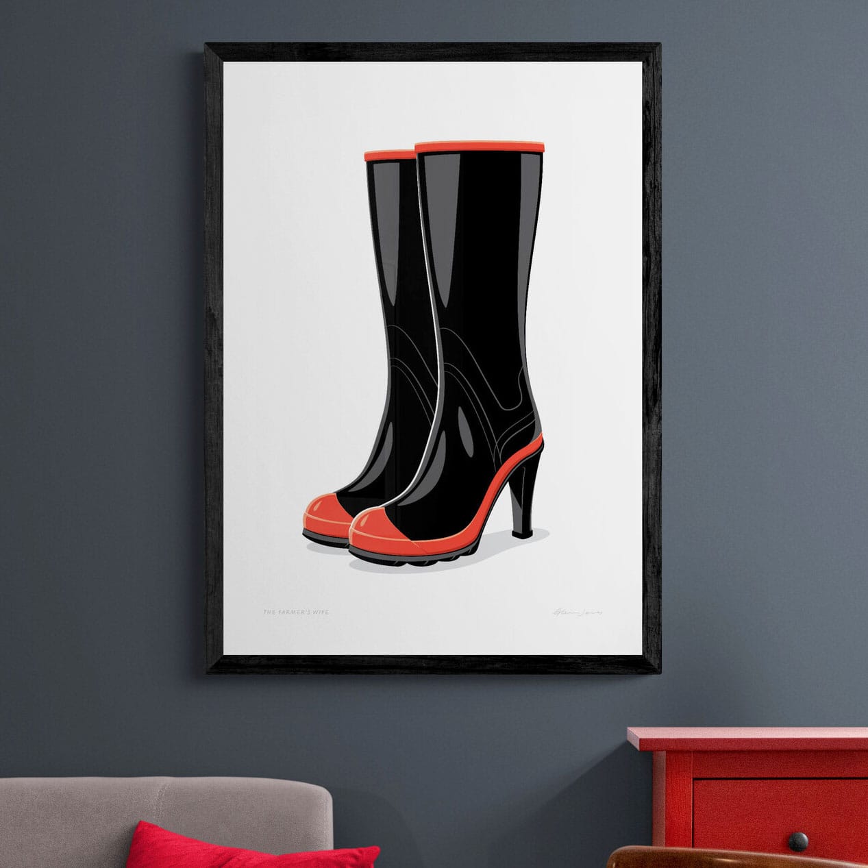 Glenn Jones Art The Farmer's Wife Art Print Art Print