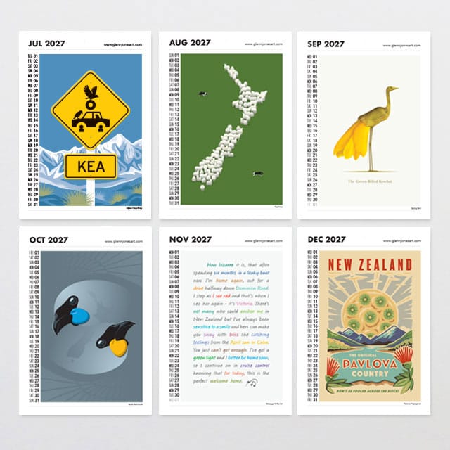 Glenn Jones Art 2027 Calendar Calendar