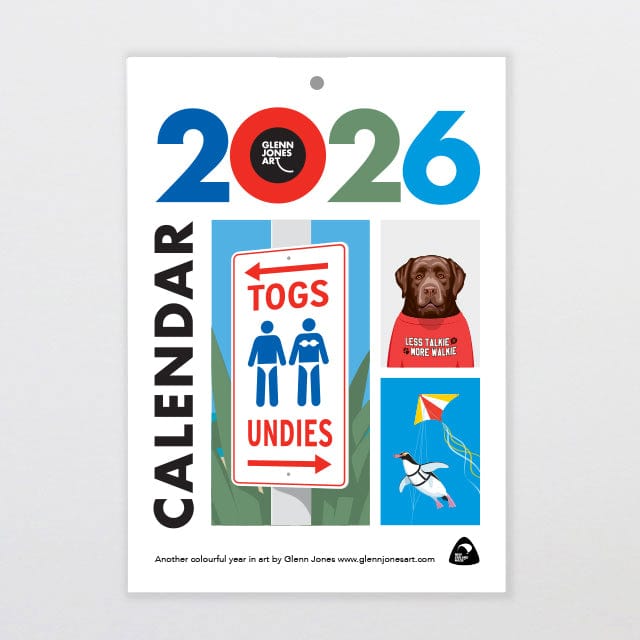Glenn Jones Art 2026 Calendar Calendar A5 Calendar 148x210mm