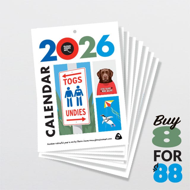 Glenn Jones Art 2026 Calendar Calendar Buy 8 for $88