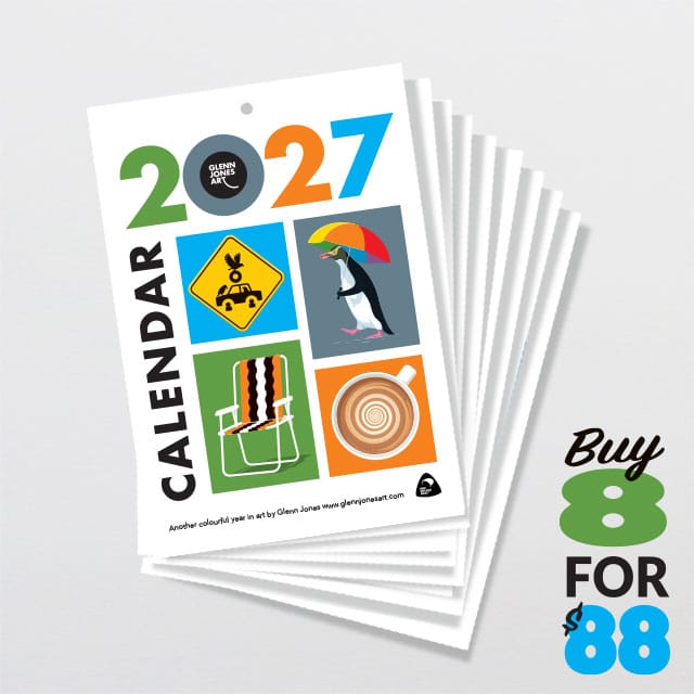 Glenn Jones Art 2027 Calendar Calendar Buy 8 for $88