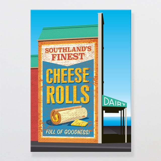 Glenn Jones Art Cheese Rolls Canvas Print Canvas Print A2 / Unframed