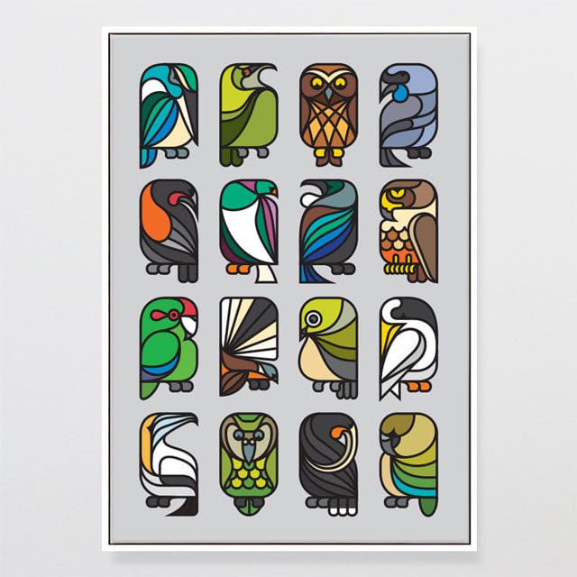 Glenn Jones Art Simply Birds Canvas Print Canvas Print A2 / White