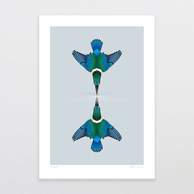 Pin Drop Art Print