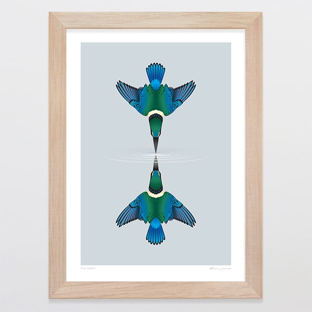 Pin Drop Art Print