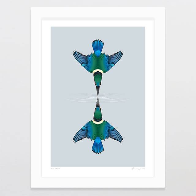 Pin Drop Art Print