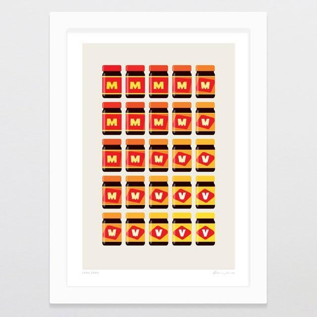 Same Same Art Print-Glenn Jones Art