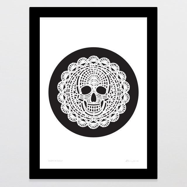 Death By Doily Art Print-Glenn Jones Art