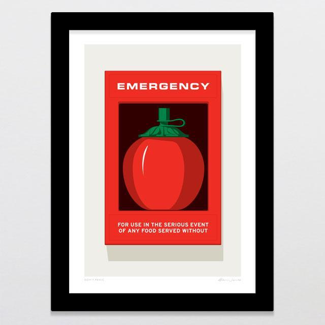 Don't Panic Art Print-Glenn Jones Art