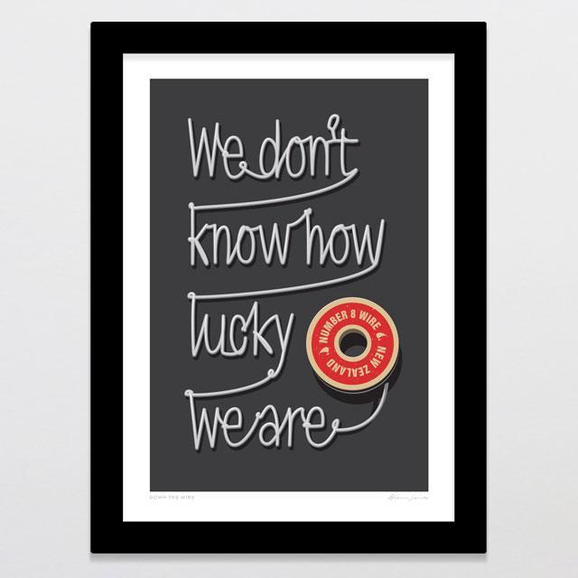 Down The Wire Art Print-Glenn Jones Art