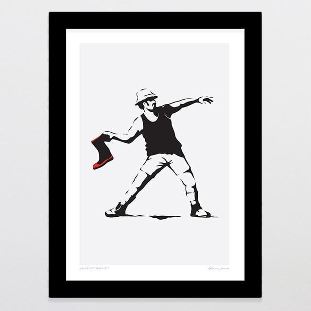 Gumboot Graffiti Art Print-Glenn Jones Art