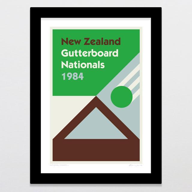 National Champs 4 - Gutterboard Art Print-Glenn Jones Art