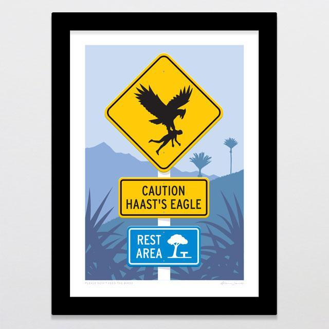 Please Don't Feed The Birds Art Print-Glenn Jones Art