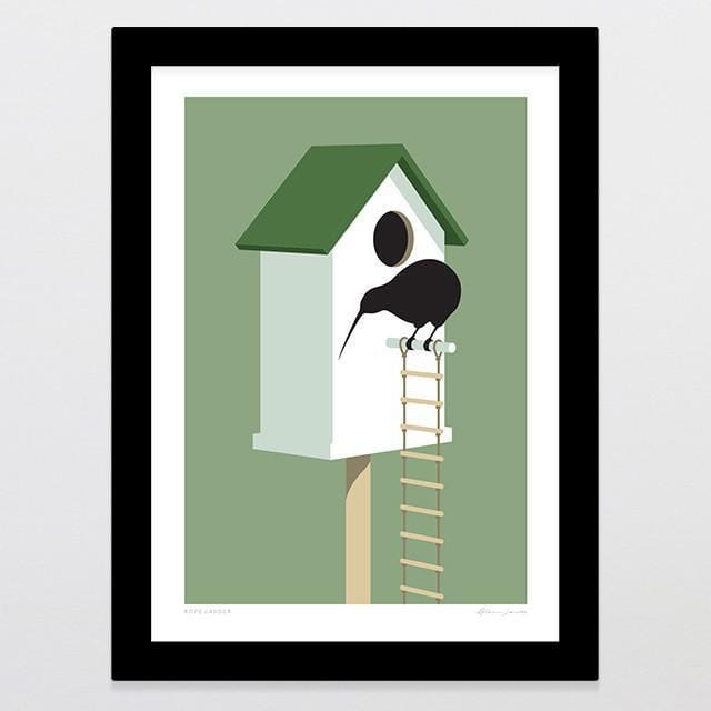 Rope Ladder Art Print-Glenn Jones Art