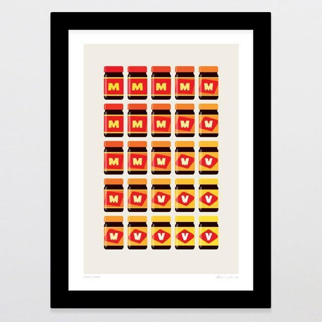Same Same Art Print-Glenn Jones Art