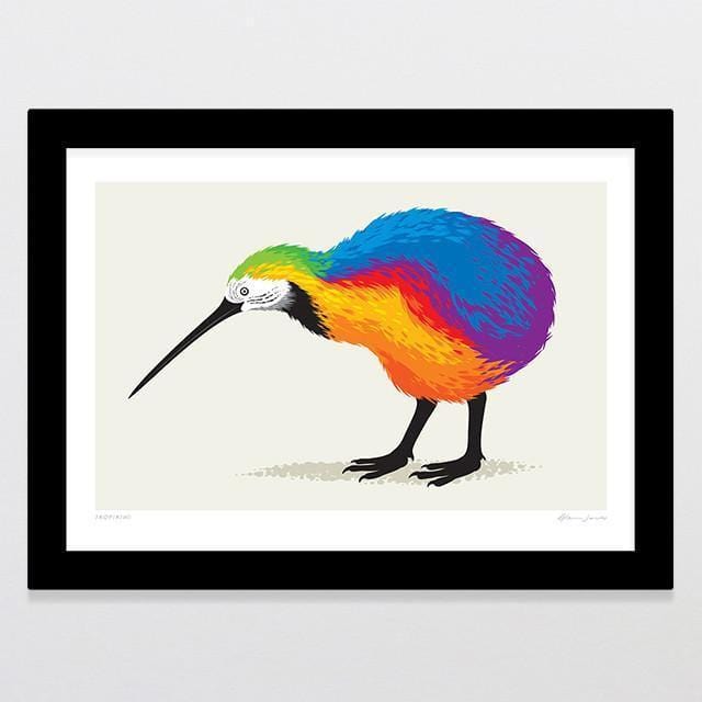 Tropokiwi Art Print-Glenn Jones Art