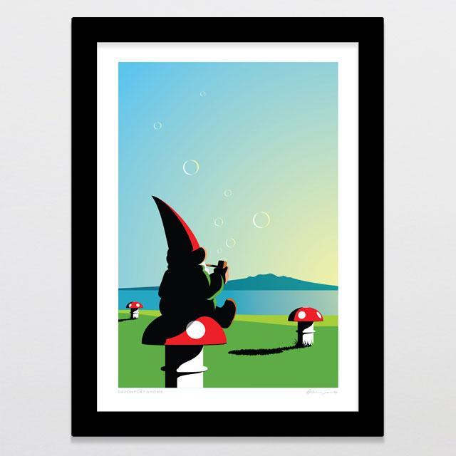 Devonport Gnome Art Print-Glenn Jones Art
