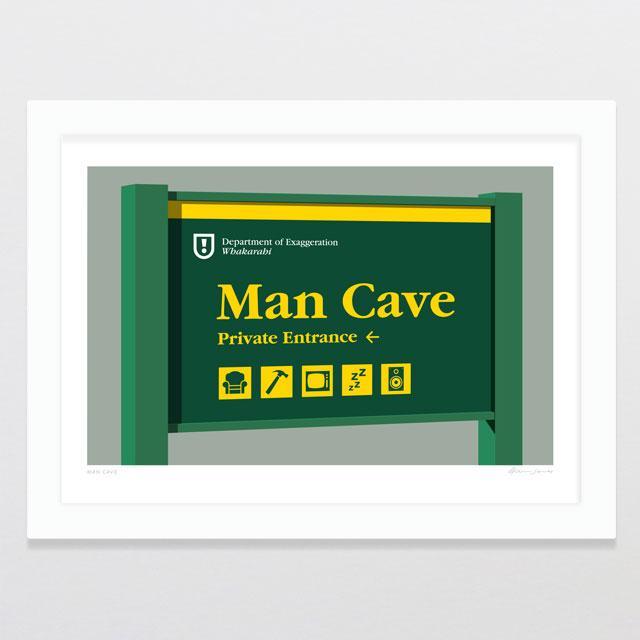 Man Cave Art Print-Glenn Jones Art