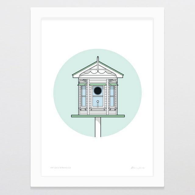 Birdhouse Villa Art Print-Glenn Jones Art