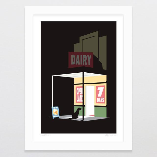 Dessert Run Art Print-Glenn Jones Art