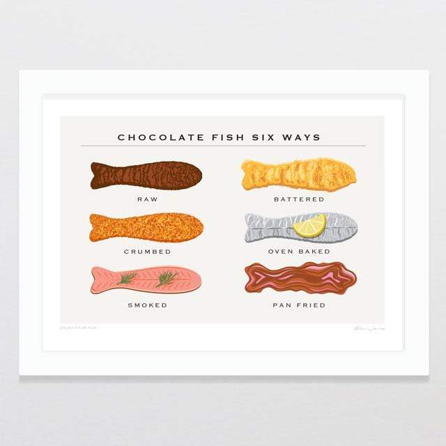 Enjoy Your Fish Art Print