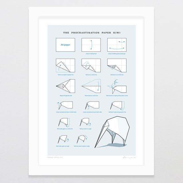 Paper Handling Art Print-Glenn Jones Art