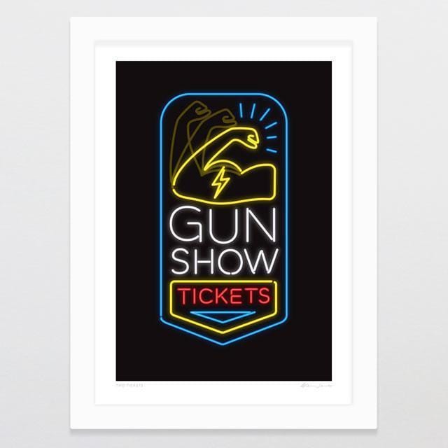 Two Tickets Art Print-Glenn Jones Art