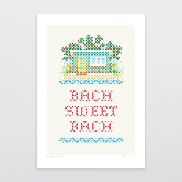 Glenn Jones Art Bach Sweet Bach Art Print Art Print