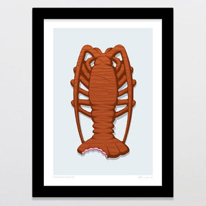 Glenn Jones Art Chocolate Crayfish Art Print Art Print A4 / Black