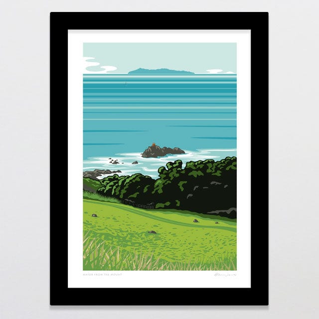 Glenn Jones Art Mayor from The Mount Art Print A4 / Black